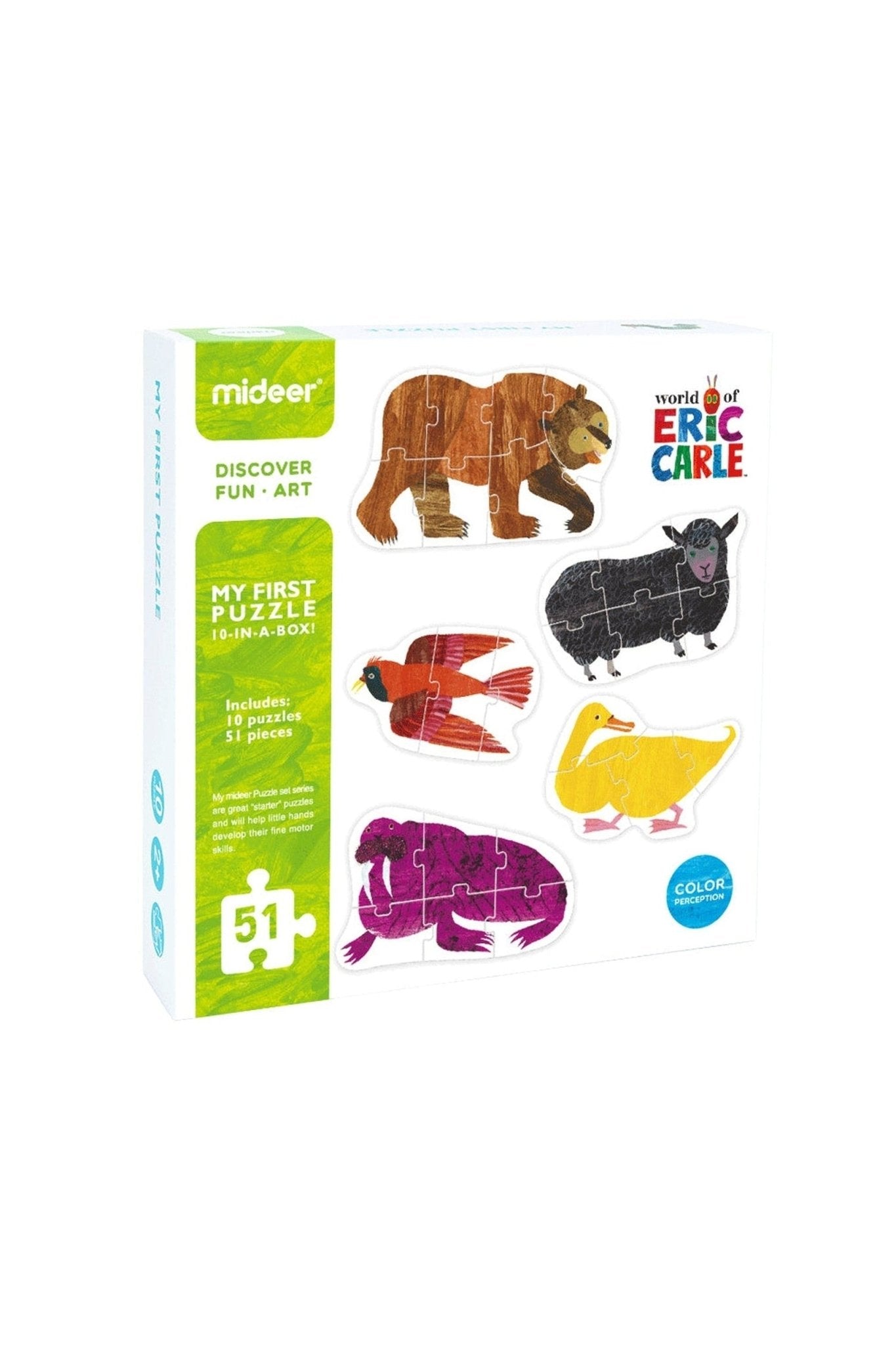 My First Puzzles – 10 In 1 – Mideer My First Puzzles - 10 In 1 Mideer Jigsaw Puzzles