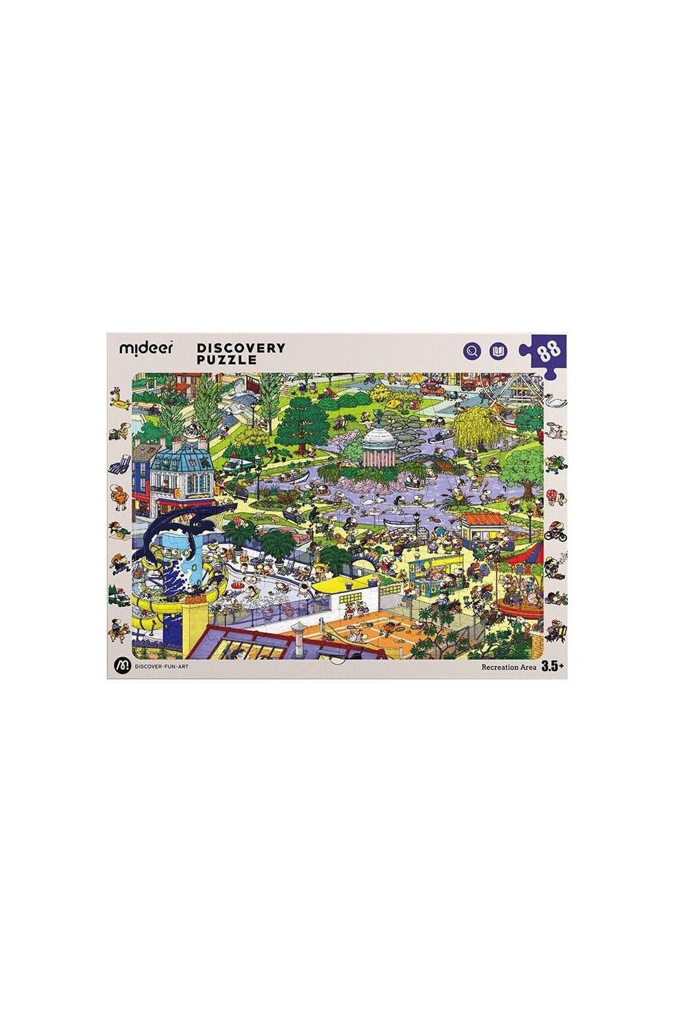Observation Puzzle – Big City – 88 Pcs – Mideer Observation Puzzle - Big City - 88 Pcs Mideer Puzzles