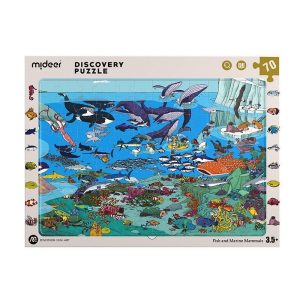 Observation Puzzle – Ocean World – 70 Pcs – Mideer Observation Puzzle - Ocean World - 70 Pcs Mideer Puzzles