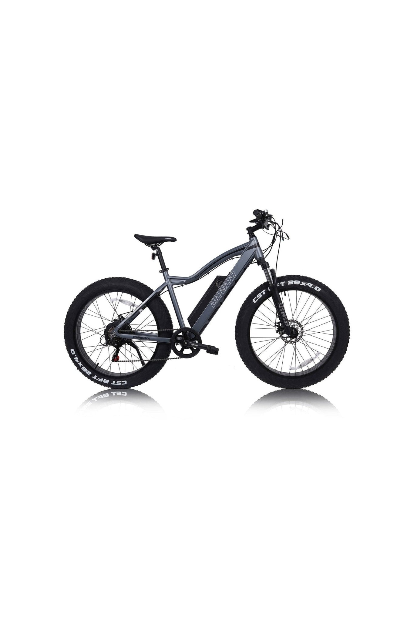 Orion E-Fat Mountain Bike – 26 Inch – Grey – Mogoo Orion E-Fat Mountain Bike - 26 Inch - Grey Mogoo Bicycles