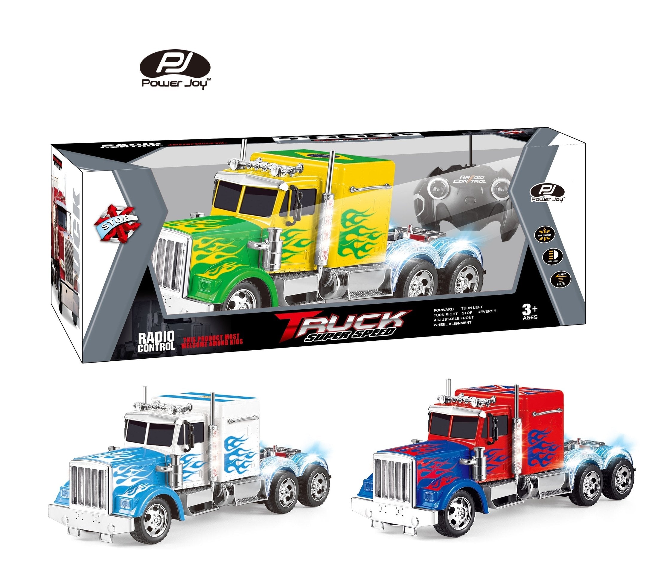 Power Joy Remote Control Us Truck Speed Light – Power Joy Power Joy Remote Control Us Truck Speed Light Power Joy Toys