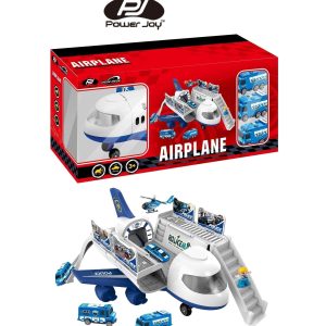 Power Joy Vroom Vroom Airplane Playset With 5 Cars + 1 Police Figure – Power Joy Power Joy Vroom Vroom Airplane Playset With 5 Cars + 1 Police Figure Power Joy Toys