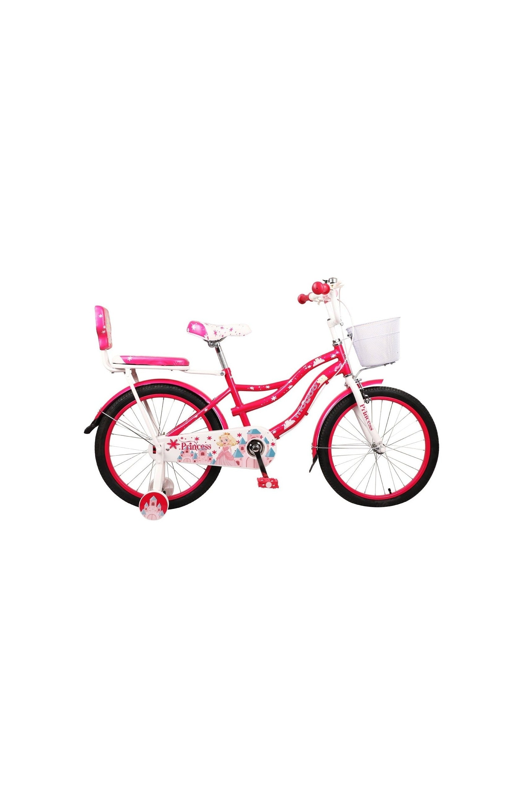 Princess 20" Kids Bicycle – Ruby Pink – Mogoo Princess 20" Kids Bicycle - Ruby Pink Mogoo Bicycles