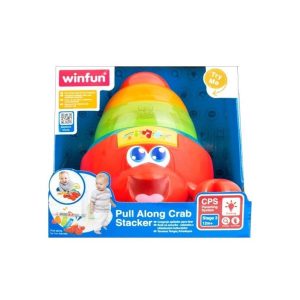 Pull Along Crab Stacker – Winfun Pull Along Crab Stacker Winfun Early Education
