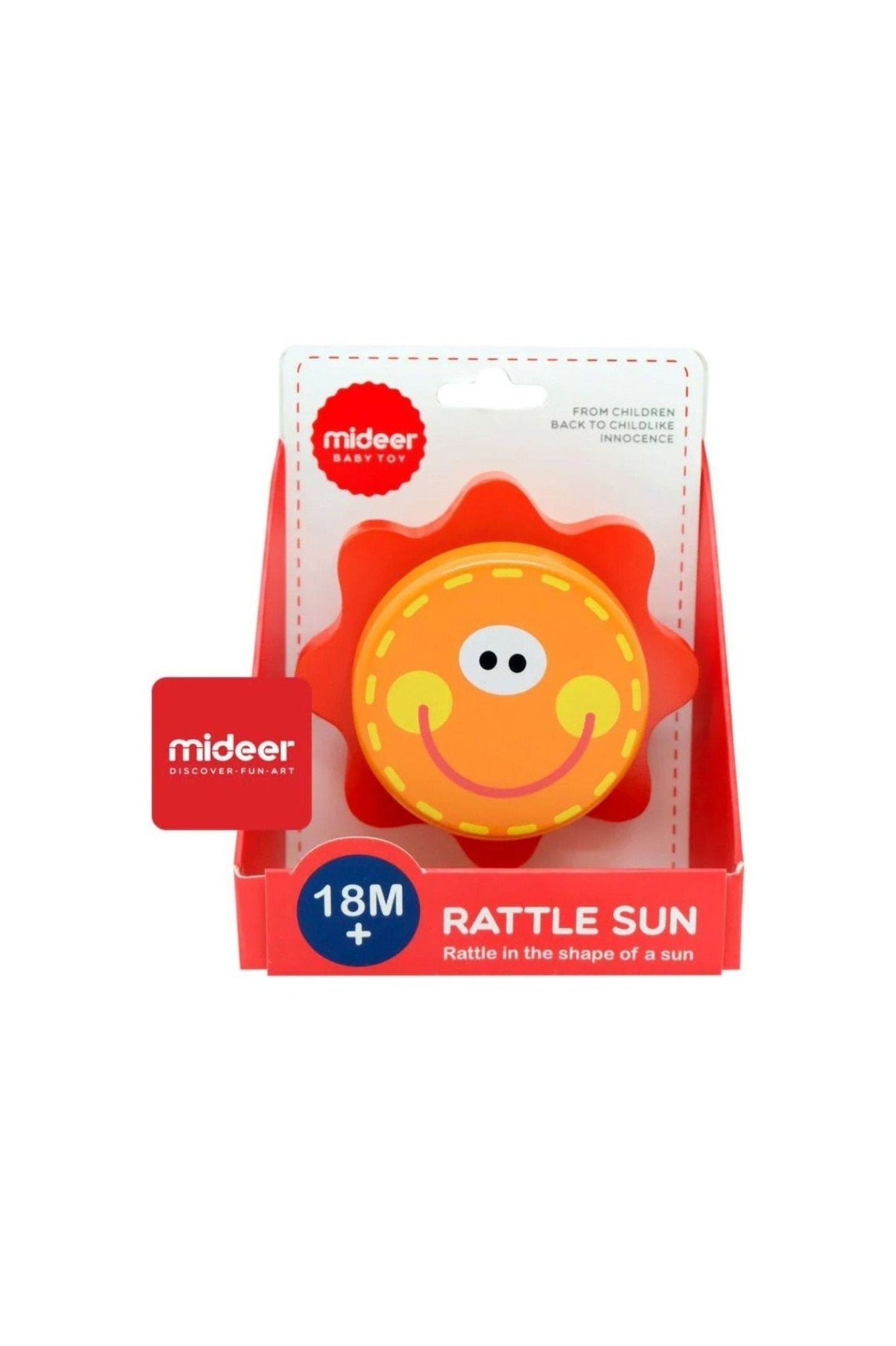 Rattle Toy – Orange – Mideer Rattle Toy - Orange Mideer Art & Craft