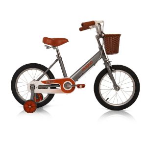 Retro 16-Inch Kids Bike – Grey – Mogoo Retro 16-Inch Kids Bike - Grey Mogoo Bicycles