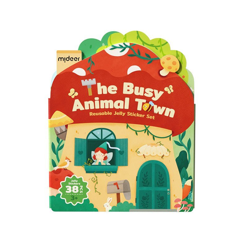 Reusable Stickers – Animal Town – Mideer Reusable Stickers - Animal Town Mideer Sticker