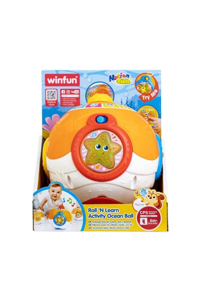 Roll 'N Learn Activity Ocean Ball – Winfun Roll 'N Learn Activity Ocean Ball Winfun Early Education