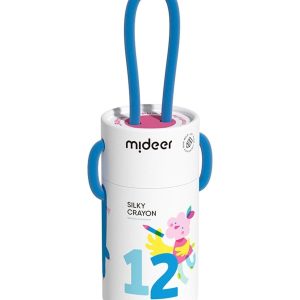 Rotary Washable Crayons – 12 Colors – Mideer Rotary Washable Crayons - 12 Colors Mideer Art & Craft