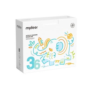 Round Nib Acrylic Markers – 36 Colors – Mideer Round Nib Acrylic Markers - 36 Colors Mideer Early Education