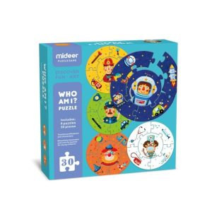 Round Puzzle – Who Am I? – Mideer Round Puzzle - Who Am I? Mideer Jigsaw Puzzles