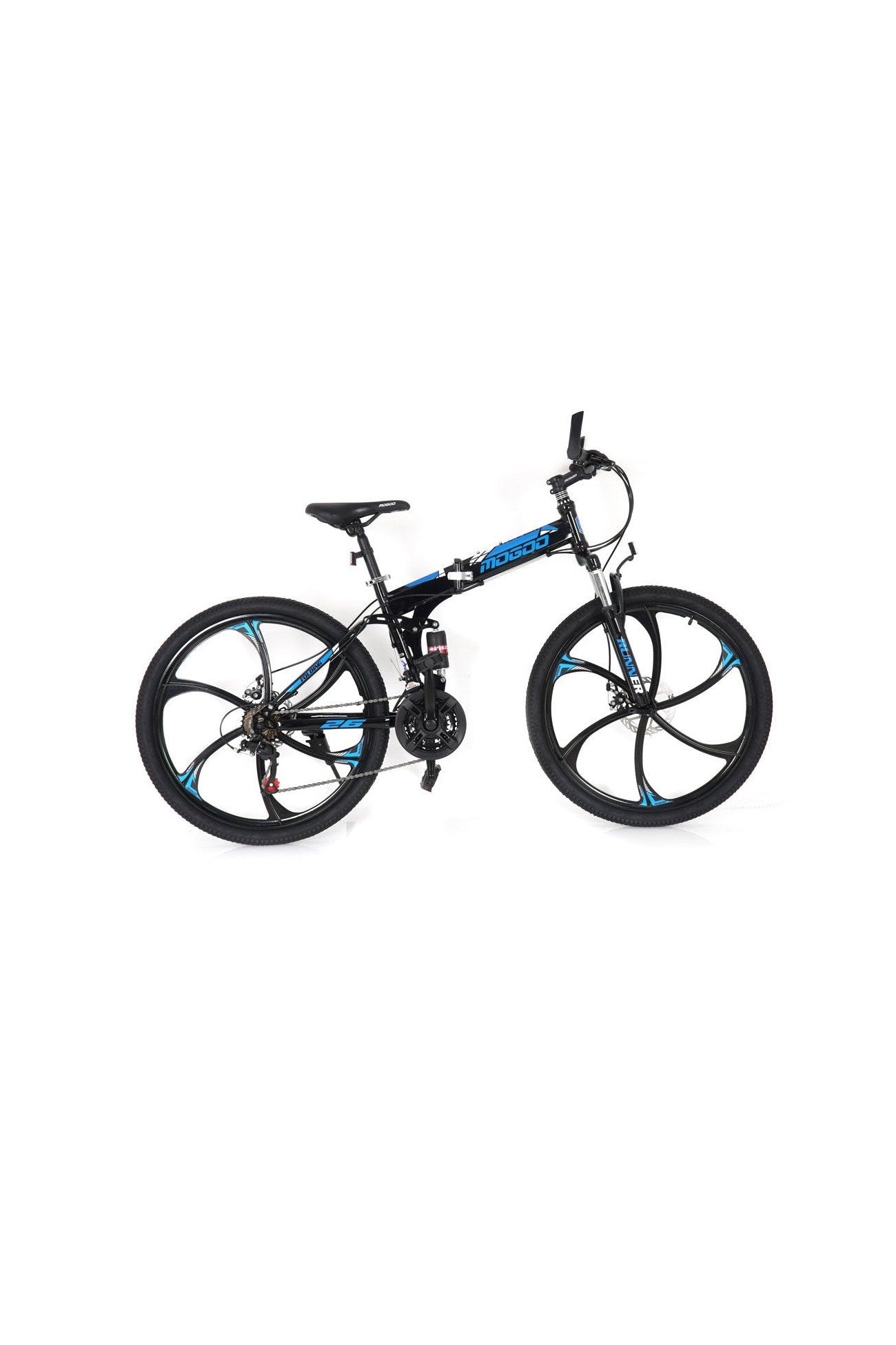 Runner 26" Folding Bicycle – Black – Mogoo Runner 26" Folding Bicycle - Black Mogoo Bicycles