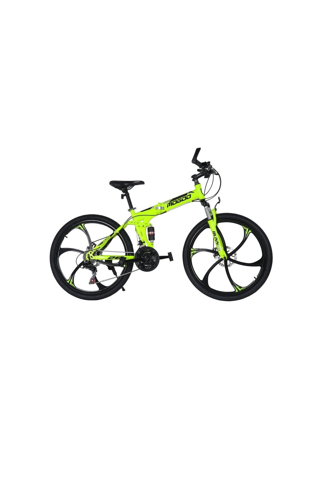 Runner 26" Folding Bicycle – Yellow – Mogoo Runner 26" Folding Bicycle - Yellow Mogoo Bicycles