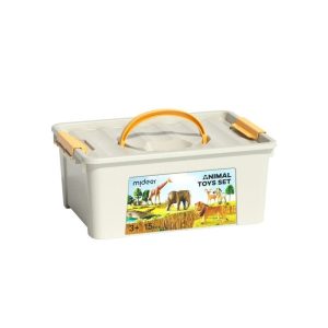 Safari Animals – 15Pcs – Mideer Safari Animals - 15Pcs Mideer Educational Toys