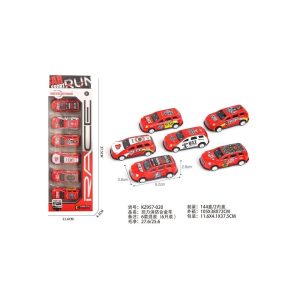 Sam Toys-6 Pcs Fire Rescue Pull Back Alloy Car – Sam Toys Sam Toys-6 Pcs Fire Rescue Pull Back Alloy Car Sam Toys Early Education