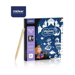 Scratch Card Kit – Aladdin – Mideer Scratch Card Kit - Aladdin Mideer Art & Craft