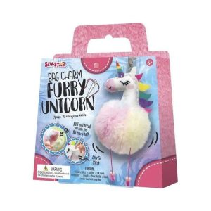 Sew Star – DIY Bag Charm – Furry Unicorn – Sew Star Sew Star - DIY Bag Charm - Furry Unicorn Sew Star Art & Craft