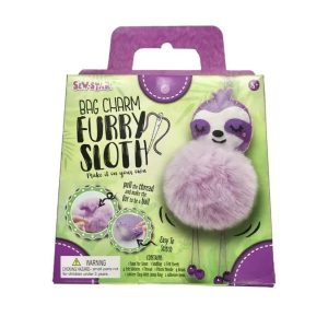 Sew Star – Make It Your Own Bag Charm – Furry Sloth – Sew Star Sew Star - Make It Your Own Bag Charm - Furry Sloth Sew Star Art & Craft