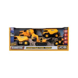 TZ JCB Small Light & Sound 5 Pack – Teamsterz TZ JCB Small Light & Sound 5 Pack Teamsterz Early Education