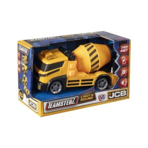 TZ JCB Small Light & Sound Cement Mixer – Teamsterz TZ JCB Small Light & Sound Cement Mixer Teamsterz Early Education