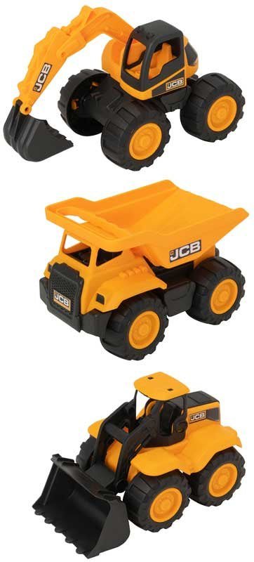 Teamsterz JCB Tough Trucks 3Pk – Teamsterz Teamsterz JCB Tough Trucks 3Pk Teamsterz Early Education