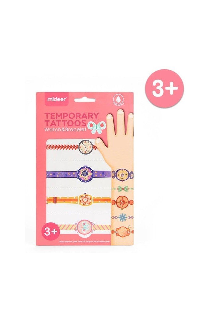 Temporary Tattoos – Watches & Bracelets (Girl) – Mideer Temporary Tattoos - Watches & Bracelets (Girl) Mideer Art & Craft