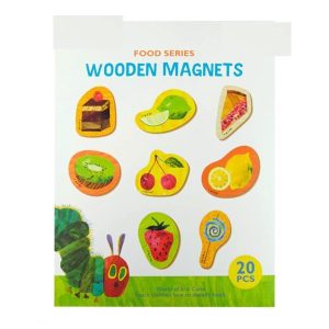 The Very Hungry Caterpillar Wooden Magnets: Food Series – Mideer The Very Hungry Caterpillar Wooden Magnets: Food Series Mideer Megnetic