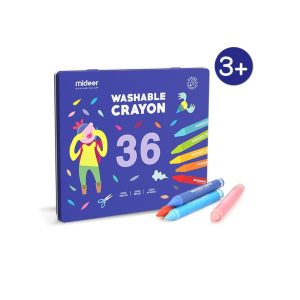 Washable Crayons – 36 Colours – Mideer Washable Crayons - 36 Colours Mideer Art & Craft