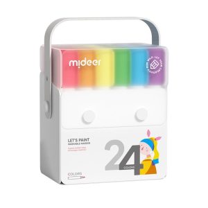Washable Markers 2.0 – 24 Colors – Mideer Washable Markers 2.0 - 24 Colors Mideer Early Education