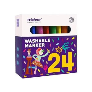 Washable Markers – 24 Colors – Mideer Washable Markers - 24 Colors Mideer Art & Craft