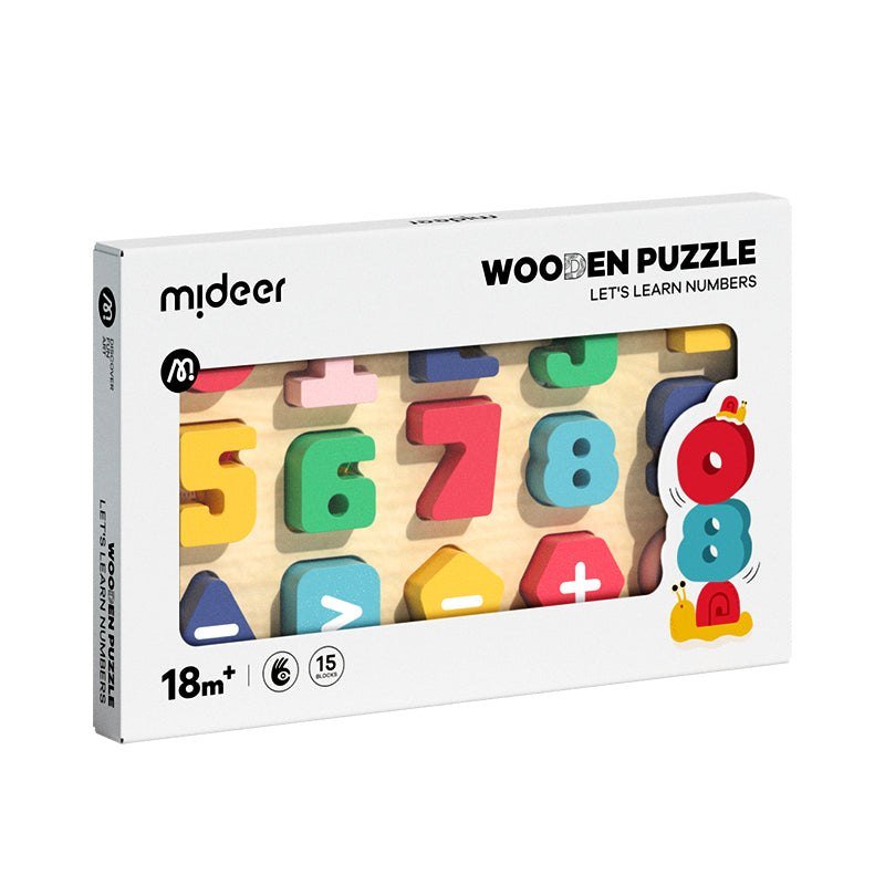 Wooden Number Board – Mideer Wooden Number Board Mideer Board Games