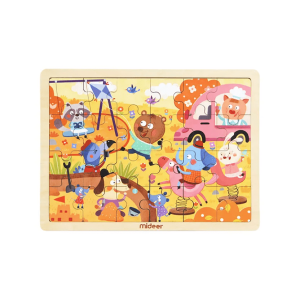 Wooden Puzzle Board – Carnival (24 Pcs) – Mideer Wooden Puzzle Board - Carnival (24 Pcs) Mideer Jigsaw Puzzles