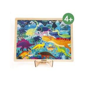 Wooden Puzzle – Dinosaurs (100 Pcs) – Mideer Wooden Puzzle - Dinosaurs (100 Pcs) Mideer Jigsaw Puzzles