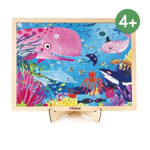 Wooden Puzzle – Ocean (100 Pcs) – Mideer Wooden Puzzle - Ocean (100 Pcs) Mideer Jigsaw Puzzles