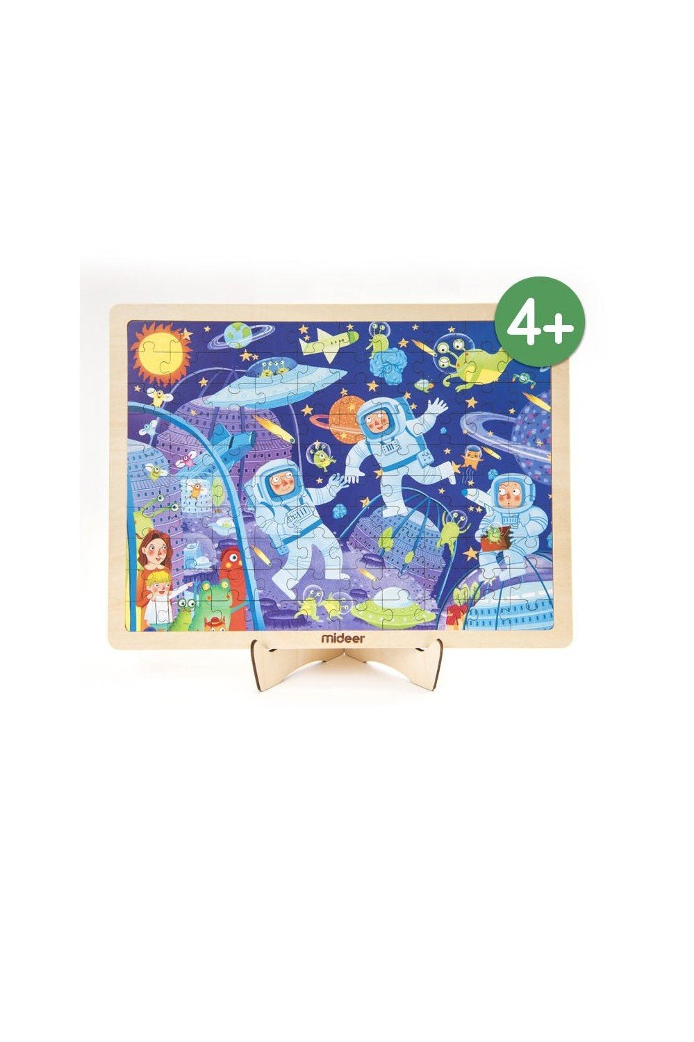 Wooden Puzzle – Space (100 Pcs) – Mideer Wooden Puzzle - Space (100 Pcs) Mideer Jigsaw Puzzles
