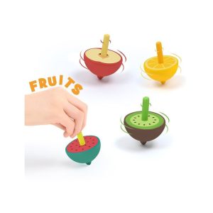 Wooden Spinning Top – Kiwi – Mideer Wooden Spinning Top - Kiwi Mideer Fun Toys