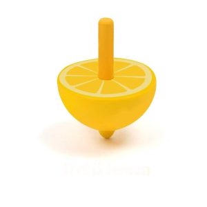 Wooden Spinning Top – Lemon – Mideer Wooden Spinning Top - Lemon Mideer Fun Toys