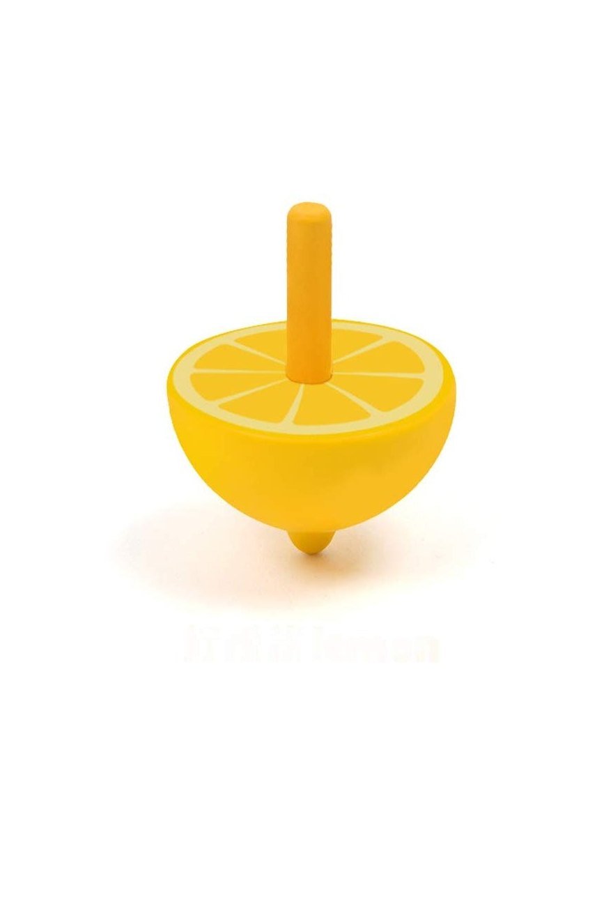 Wooden Spinning Top – Lemon – Mideer Wooden Spinning Top - Lemon Mideer Fun Toys